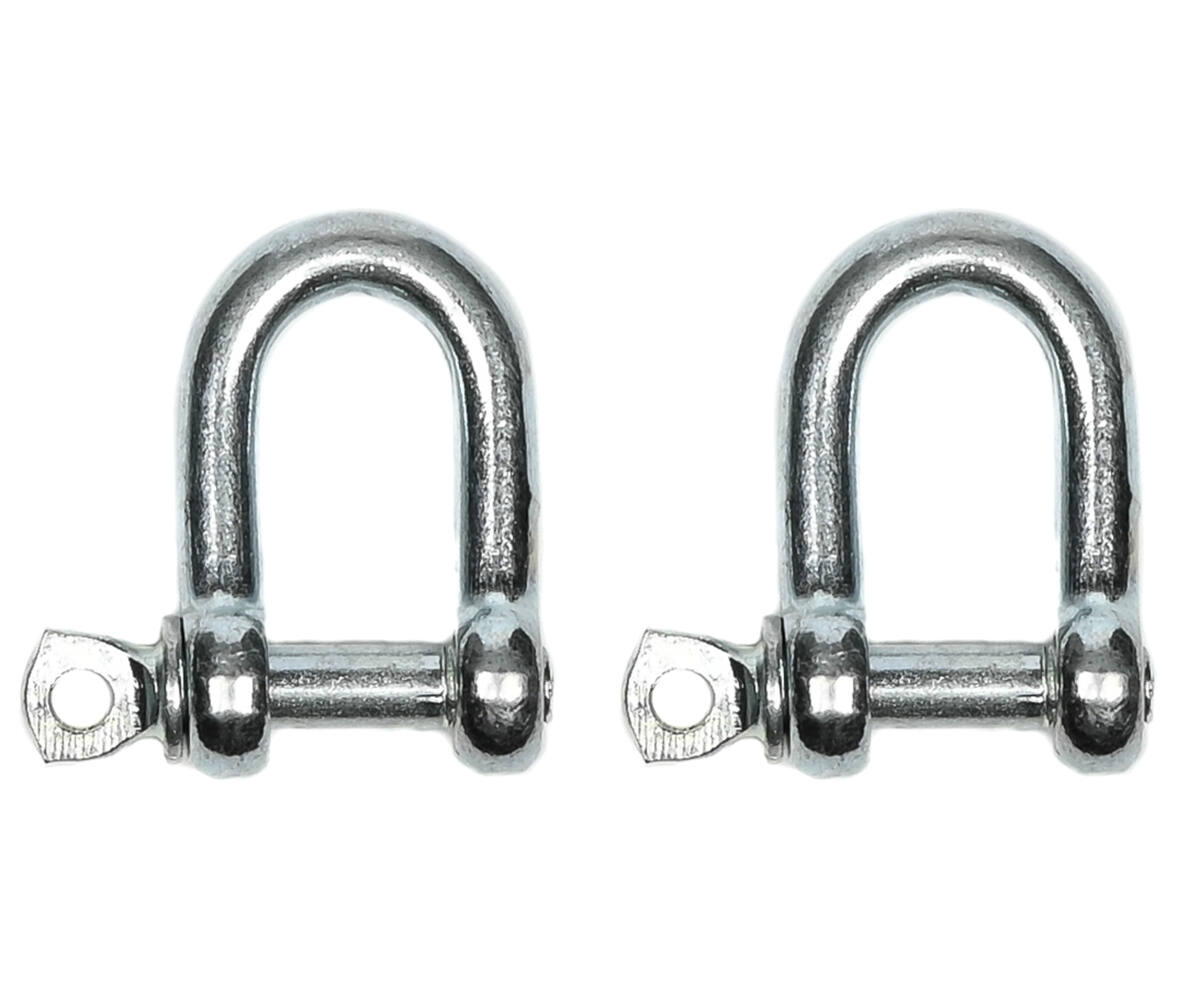 D-sluiting 5 mm 2-dlg, 80 kg, Q235 staal, ideaal voor touwverbindingen