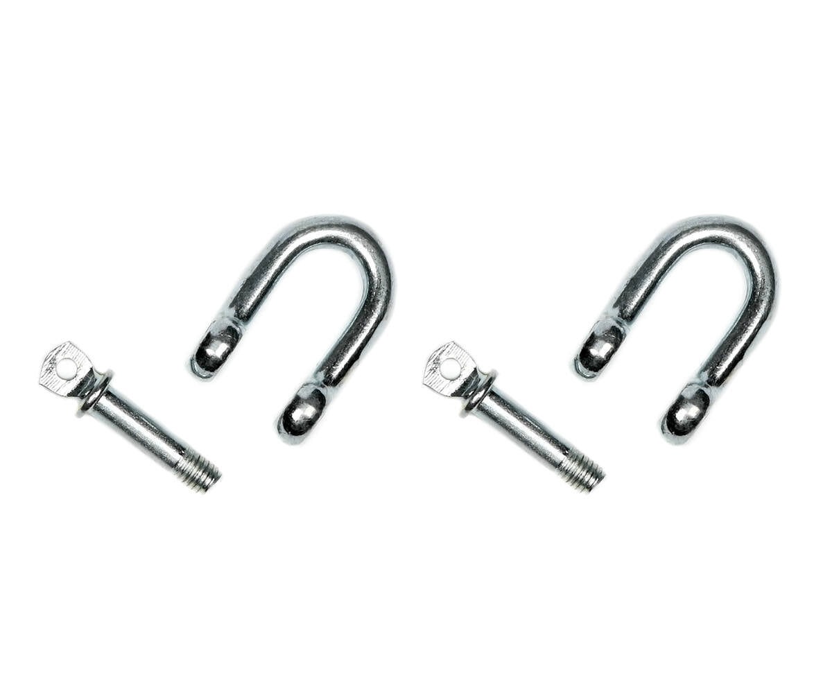 D-sluiting 5 mm 2-dlg, 80 kg, Q235 staal, ideaal voor touwverbindingen