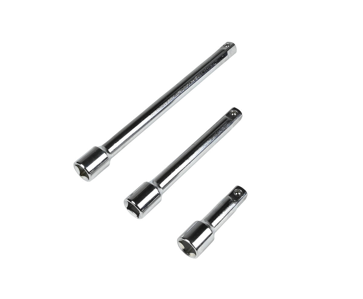 Dop Verlengstuk Set 3-dlg 1/2" x 3"/6"/9" voor moeilijk bereikbare bouten.