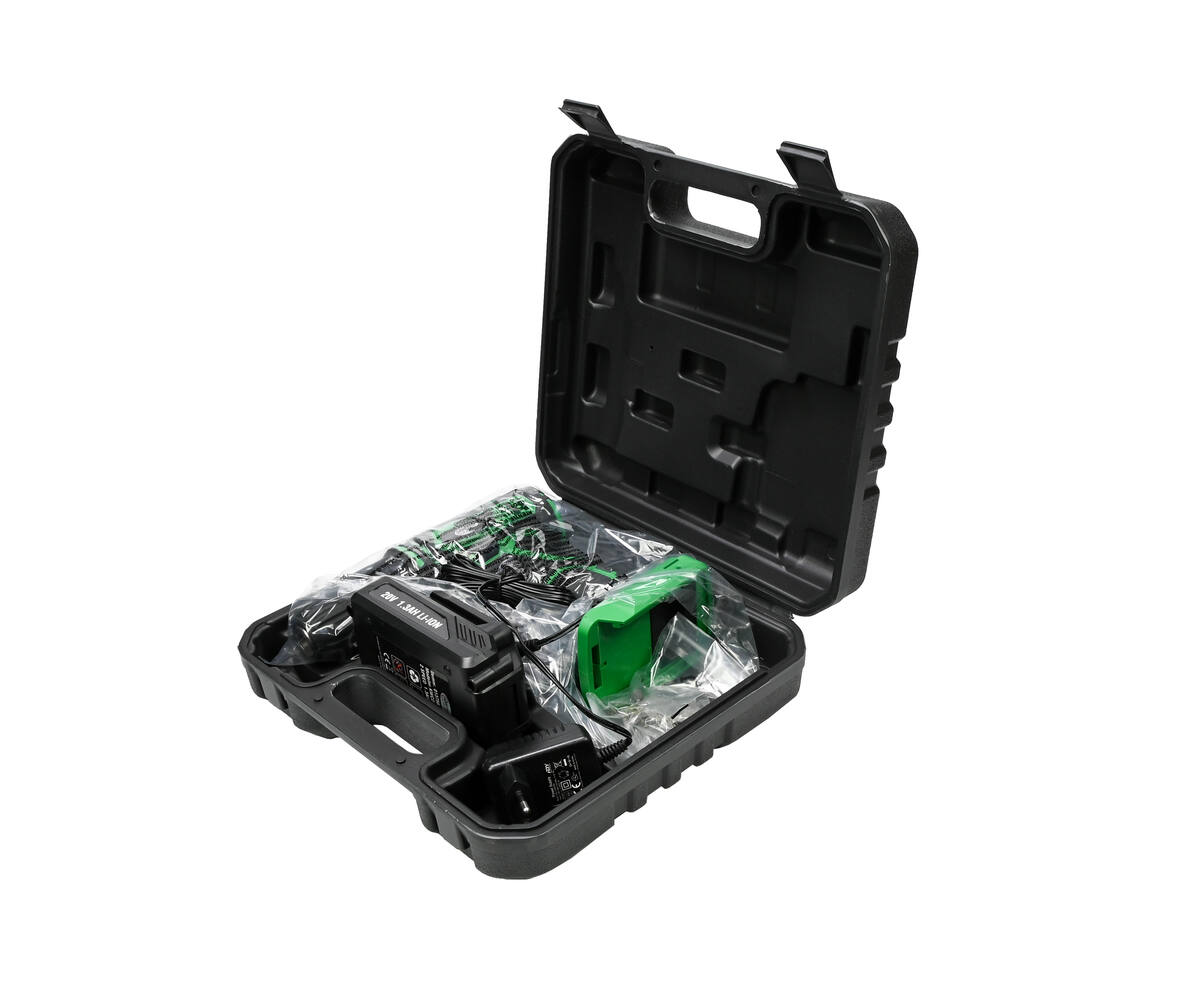 20V Accu Boormachine 1.3Ah Li-ion, 2-Speed, 35Nm, LED, 0-1400 RPM