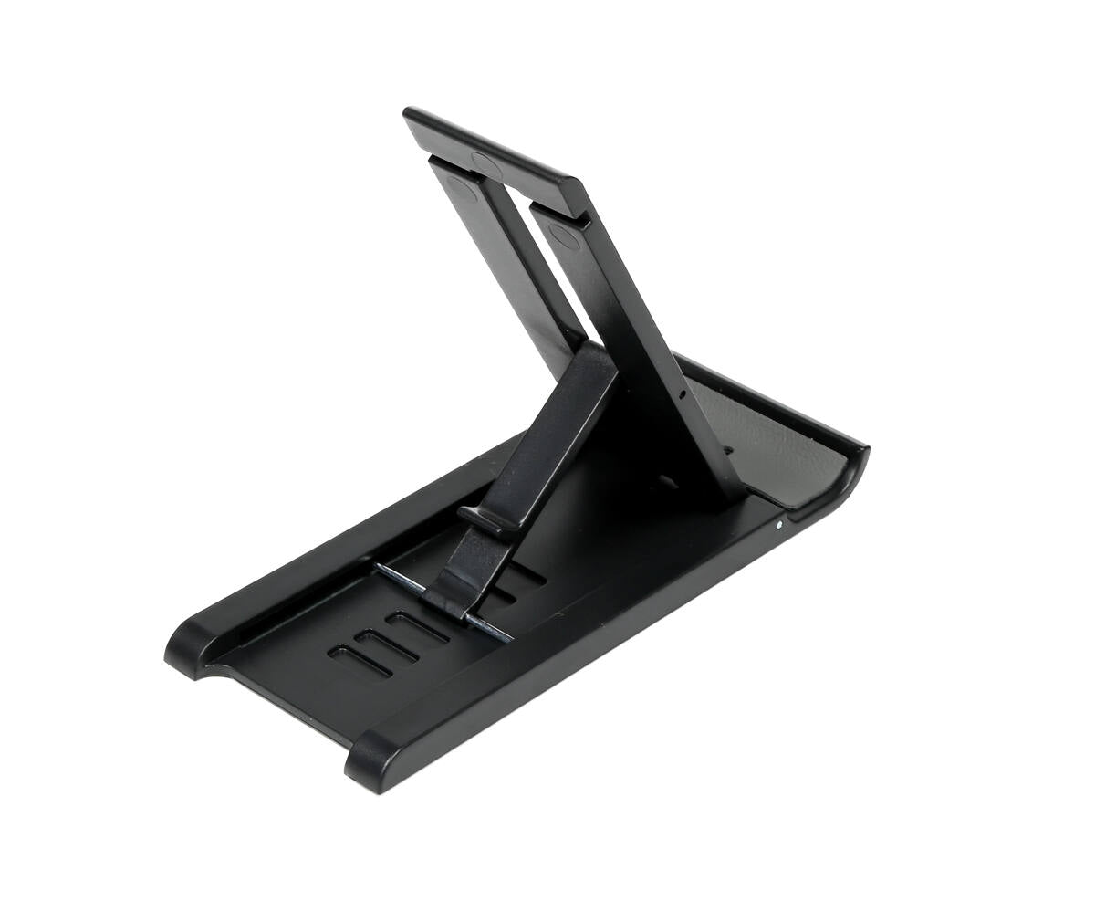 Verstelbare Smartphone Houder, 6 Posities, Vouwbaar, Zwart, 12x5x0,7cm