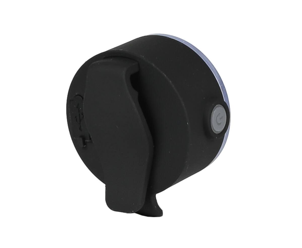 USB Oplaadbare Fietslamp Wit, 300mAh, Inclusief Clip, Helder Licht