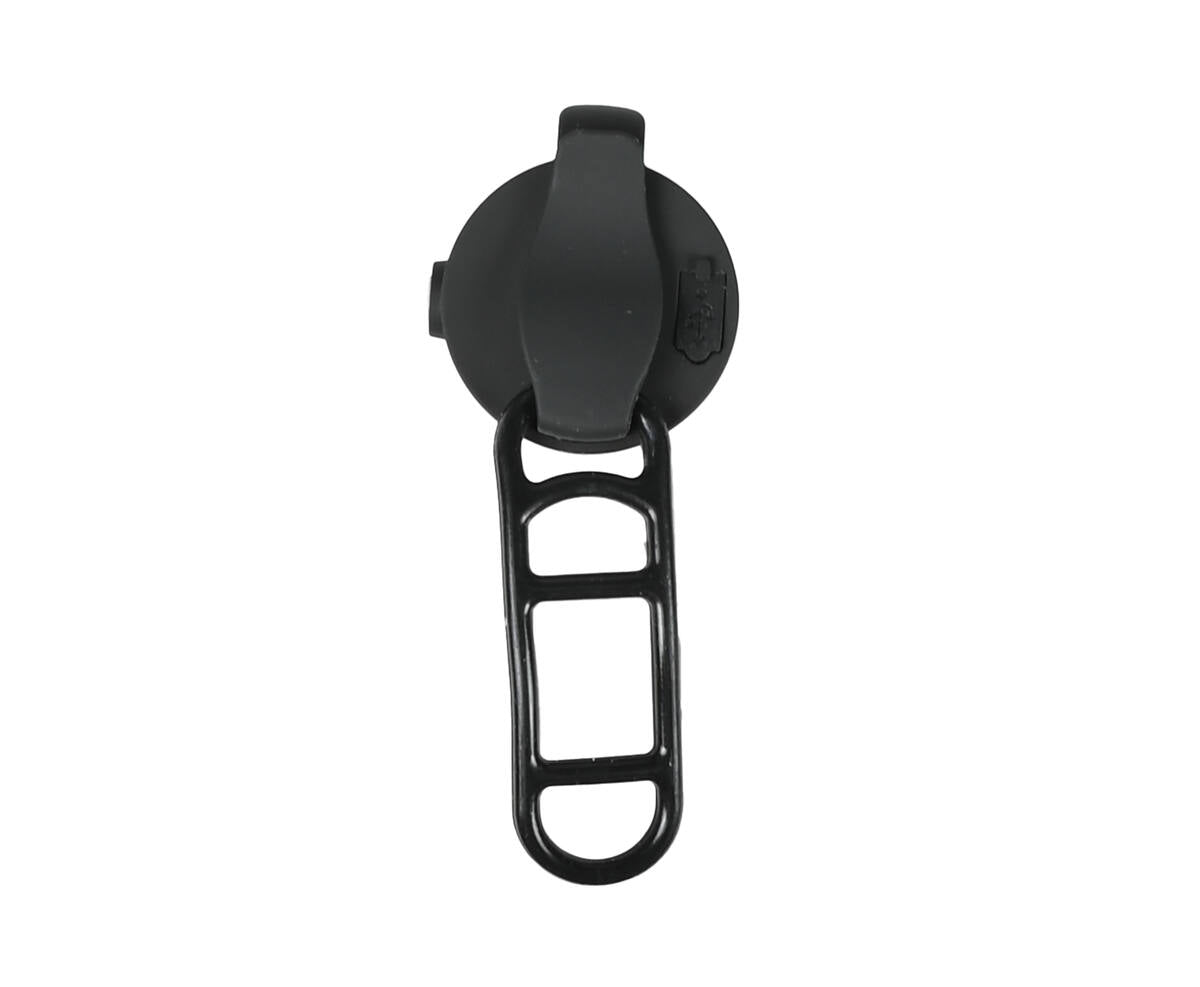 USB Oplaadbare Fietslamp Wit, 300mAh, Inclusief Clip, Helder Licht