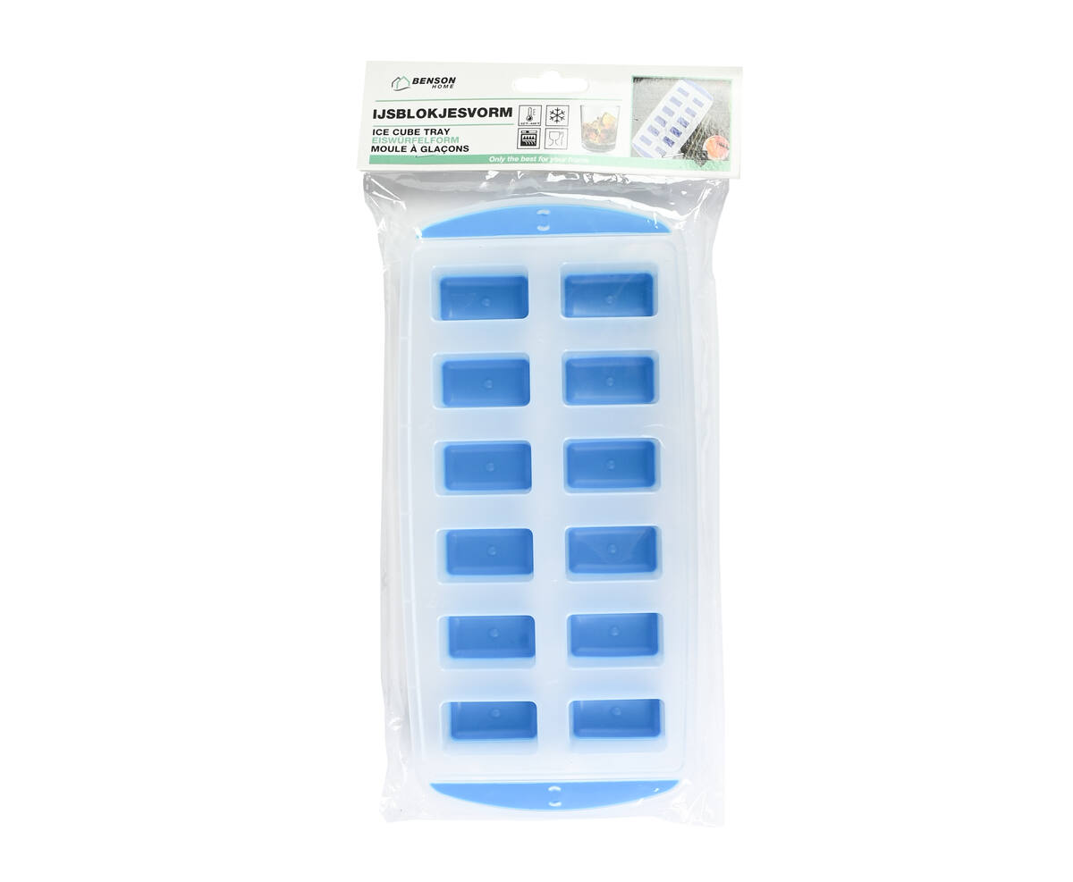 Silicone IJsblokjesvorm 12 Stuks, Vaatwasbestendig, Compact Ontwerp