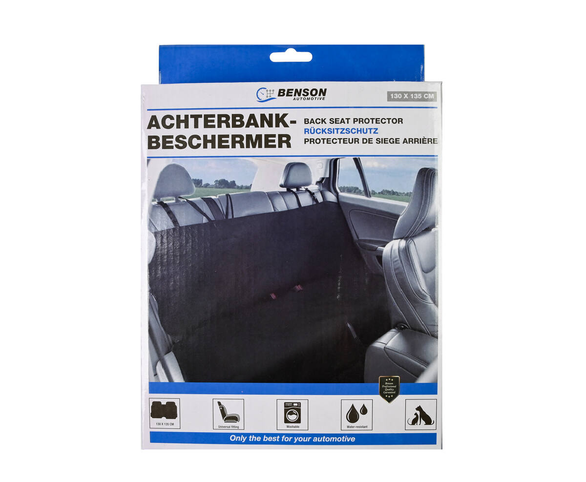 Auto Achterbankbeschermer 130x135 cm - Beschermt tegen vuil en vocht