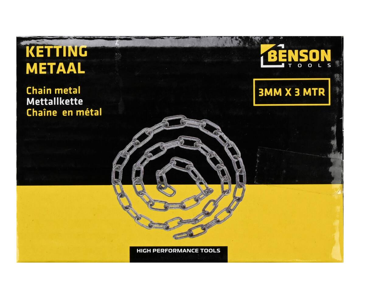 Ketting 3mm x 3m Metaal, Perfect voor Tuinieren en DIY Klussen
