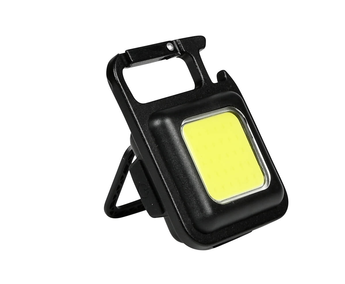 COB Zaklamp Sleutelhanger: Oplaadbaar, USB, 230 Lumen, 4 Modi