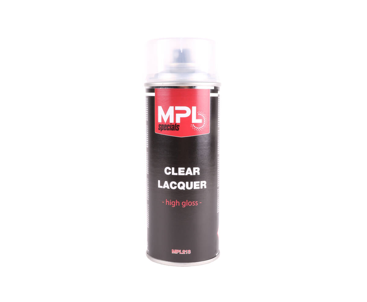 Transparante Hoogglans Lak Spuitbus 400ml voor Metaal en Aluminium