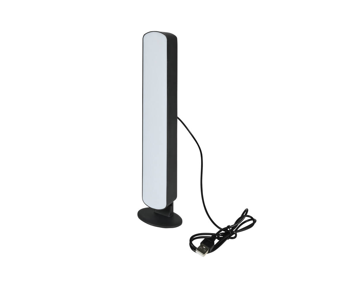 LED Lichtbalk: RGB + Wit, 26,5cm, USB, 4 Lichtstanden, Afstandsbediening