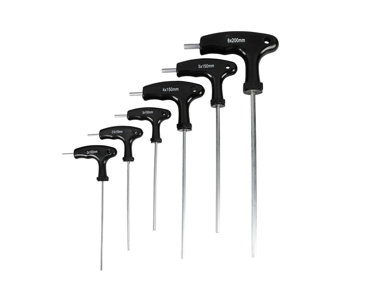 Inbus T Sleutelset 6-delig: 2-6mm, voor meubels & fietsreparatie
