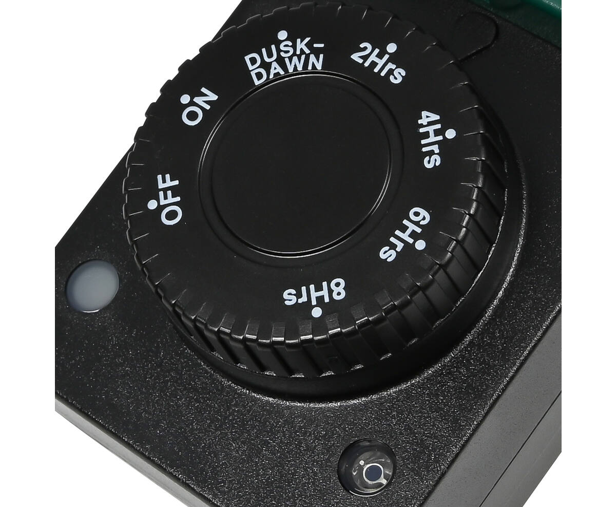 Tijdschakelaar Sensor Buiten, 230V, 8A, IP44, Dag/Nacht, Afteltimer.