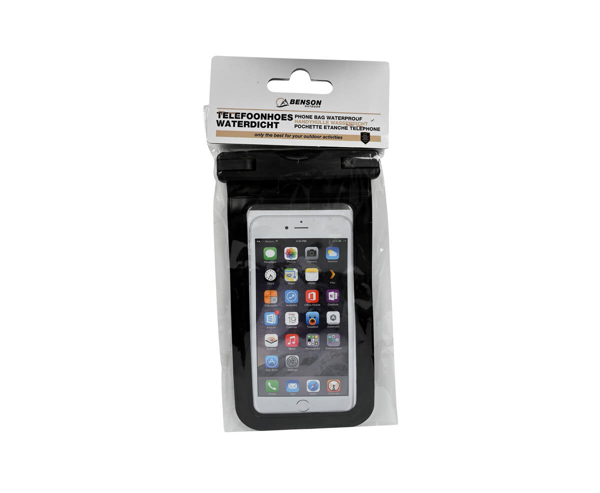 Waterdichte Telefoonhoes 17,5x14cm - Veilig voor Avontuur en Dagelijks Gebruik