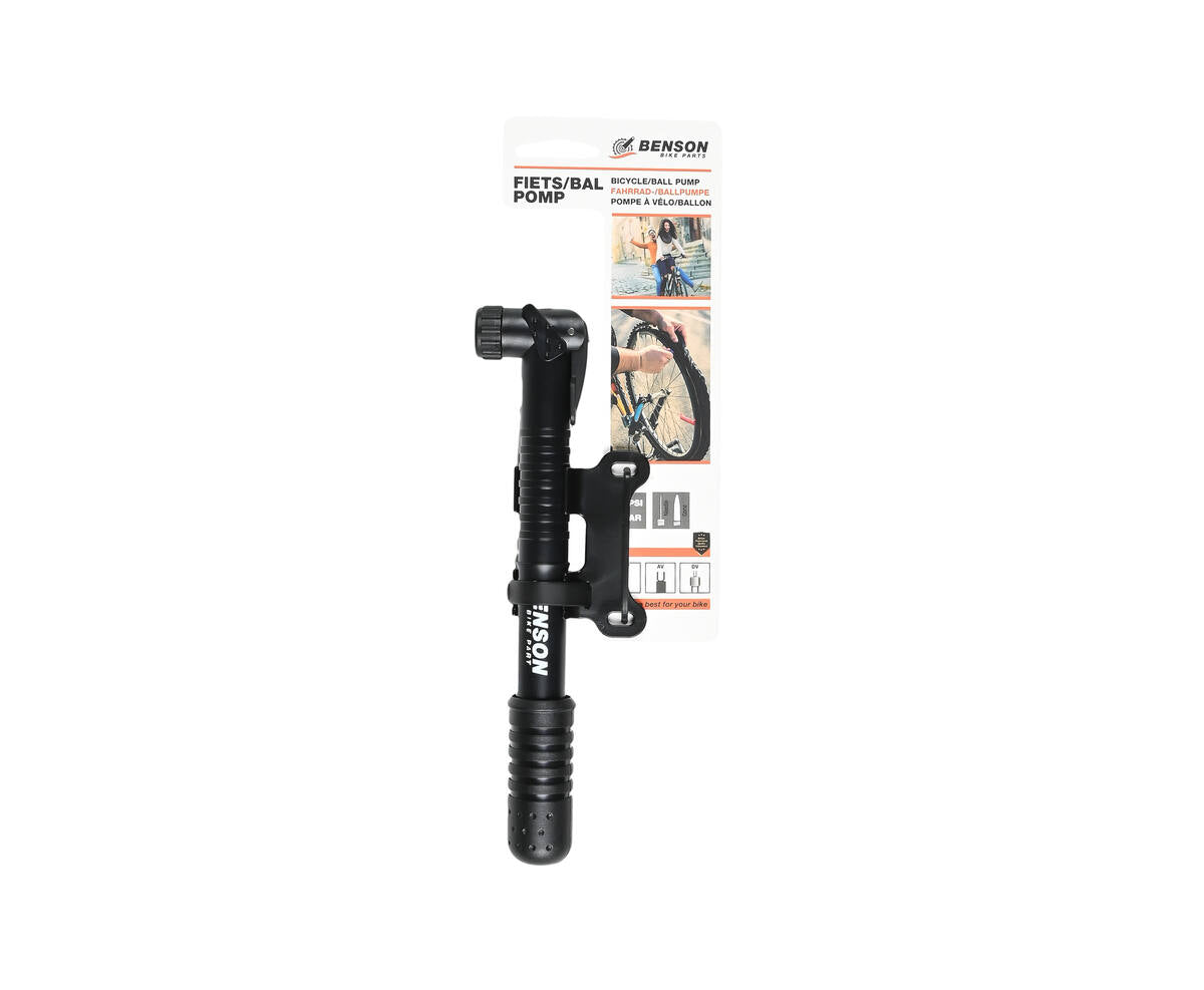 23 cm Fiets/Bal Pomp met Houder, Naald en Kegel voor Sport en Fiets