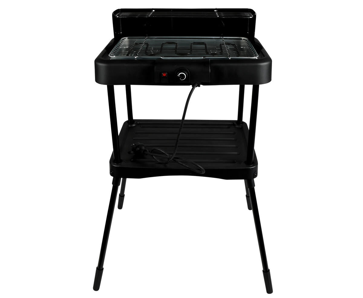 Elektrische BBQ 2-in-1: 1800W, voor binnen/buiten, 39x23cm grillplaat