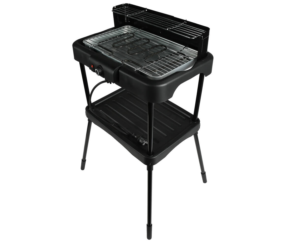 Elektrische BBQ 2-in-1: 1800W, voor binnen/buiten, 39x23cm grillplaat