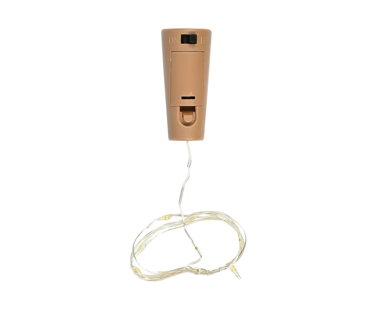 LED Flesverlichting 48cm, Warm Wit, 5 LED's, Incl. Batterijen