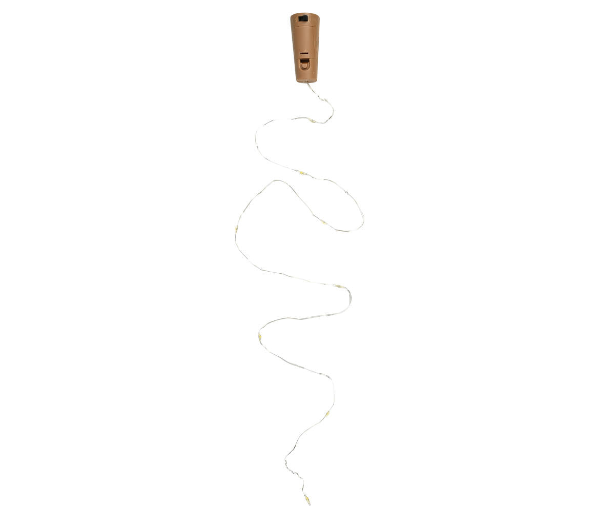 LED Flesverlichting 48cm, Warm Wit, 5 LED's, Incl. Batterijen