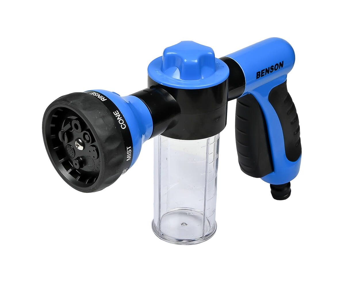 Auto Schuimsproeier 8-in-1, 100ml, 8 sproeipatronen, voor auto & tuin.
