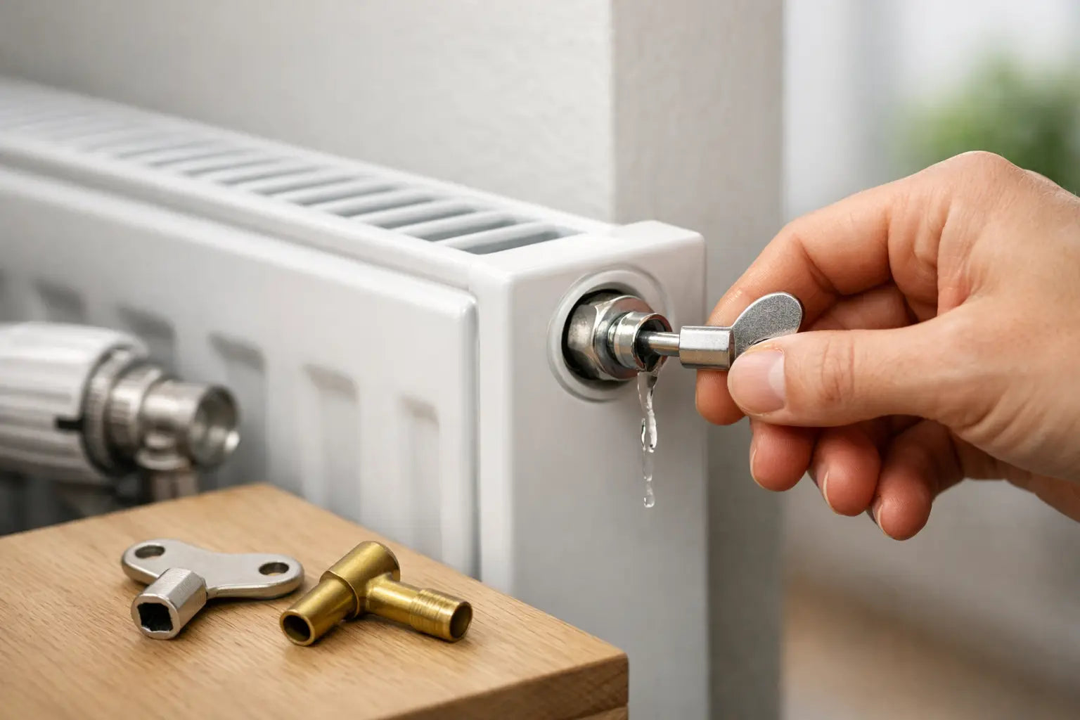 Radiator ontluchten sleutel kiezen en gebruiken