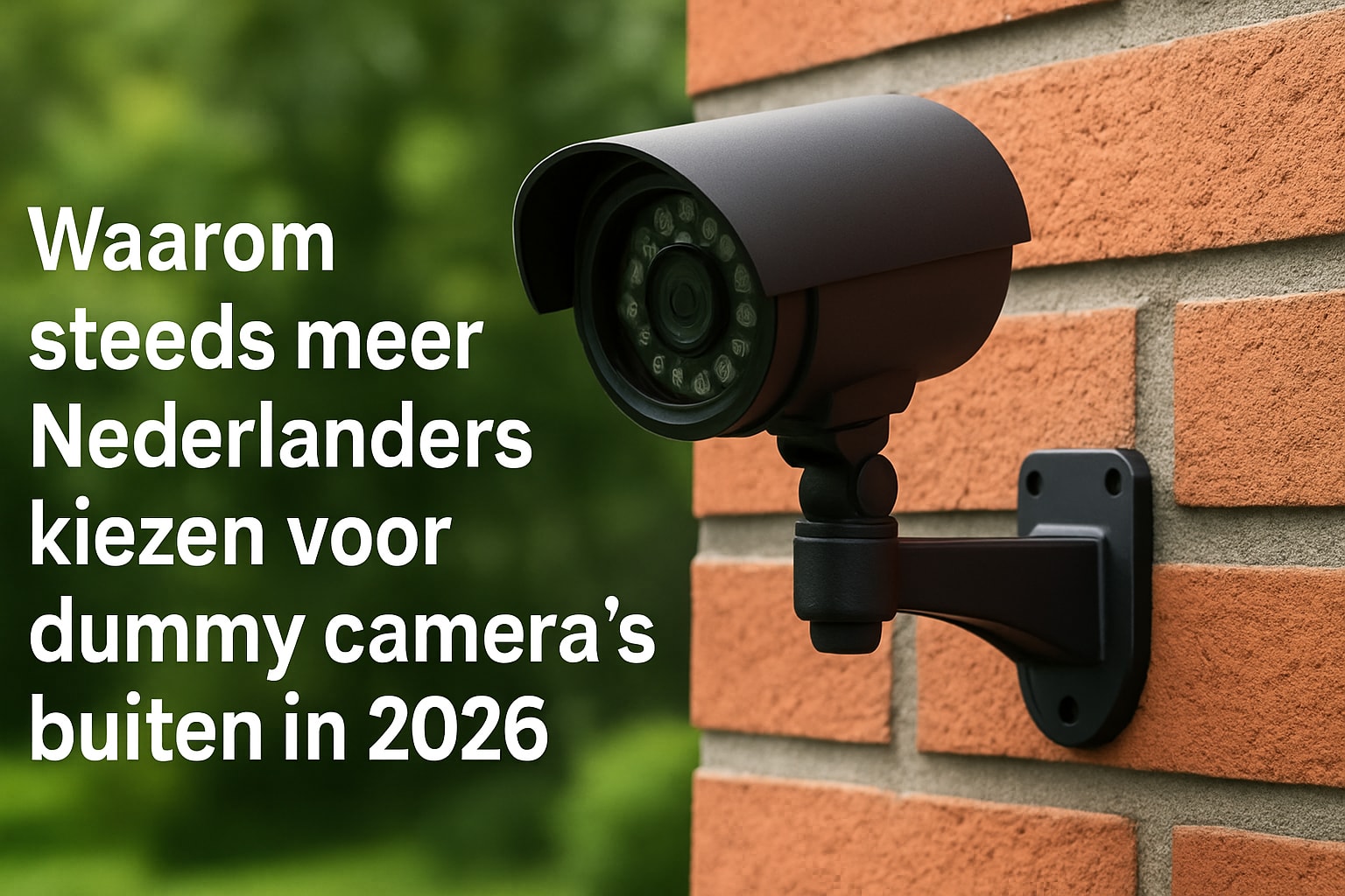 Dummy Camera Buiten Gids: Alles Wat Je Moet Weten 2026
