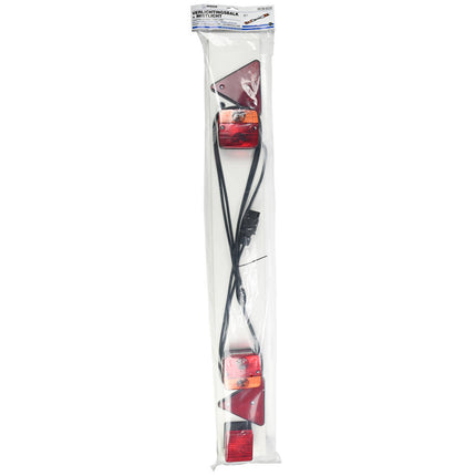 Verlichtingsbalk 1.2m met mistlamp, 4m kabel, 7-polige stekker.