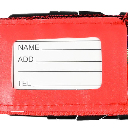 Kofferspanband multicolor – Breedte ca. 5 cm, Lengte ca. 183 cm, Kleur regenboog