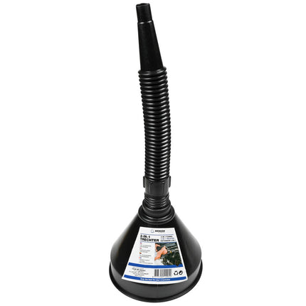 Flexibele Trechterset 2-in-1, 37x13x3cm, voor vloeistoffen met filter