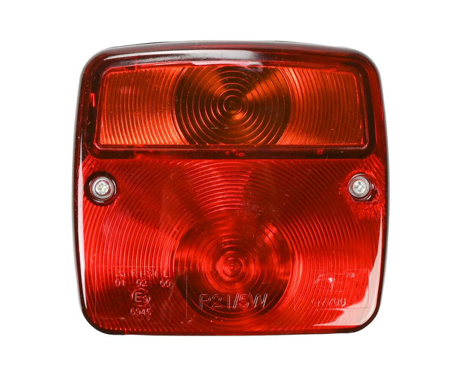 Vierkant Aanhangwagen Achterlicht E9, 110x110mm, 12V, Inclusief Bevestiging