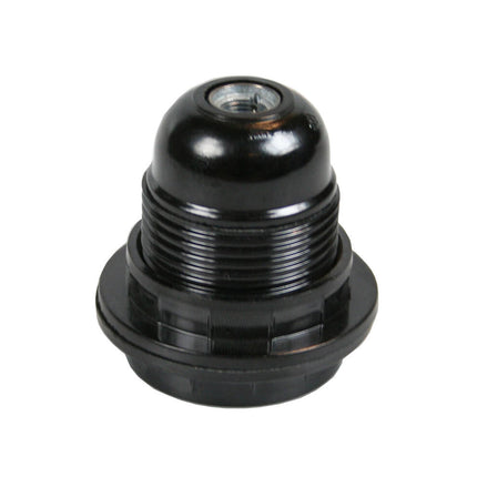 Fitting E27 met Kraag en Ring, voor LED- en Halogeenlampen.