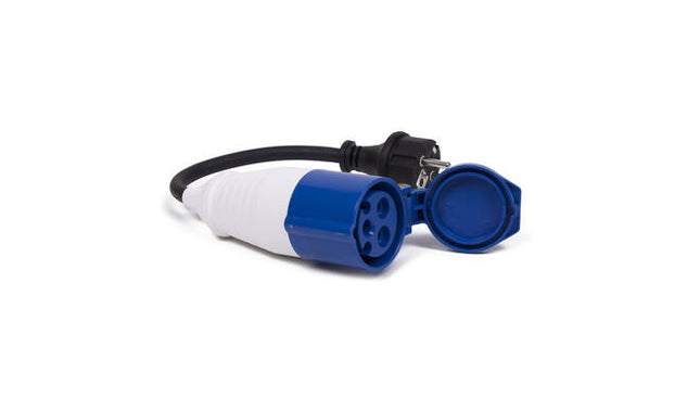 CEE Verloop Stekker 16A 230V IP44, ideaal voor buitengebruik en camping.