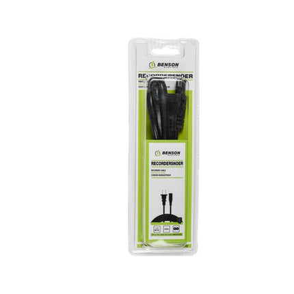 Recordersnoer 1.5m 220V, Eurostekker, Voor Laptops & Radio's