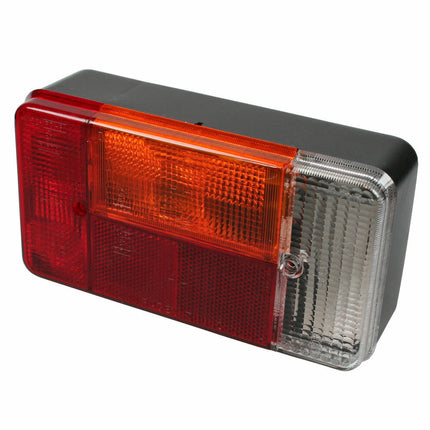 Wit Caravan Achterlicht Rechts 194x104 mm - Verbeterde Veiligheid