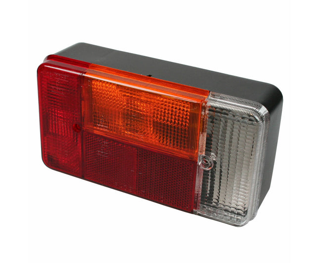 Wit Caravan Achterlicht Rechts 194x104 mm - Verbeterde Veiligheid