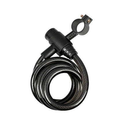 Kabelslot 12mm x 1200mm met houder, mix kleuren voor fietsbescherming