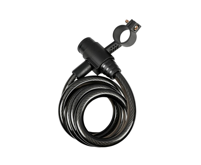 Kabelslot 12mm x 1200mm met houder, mix kleuren voor fietsbescherming