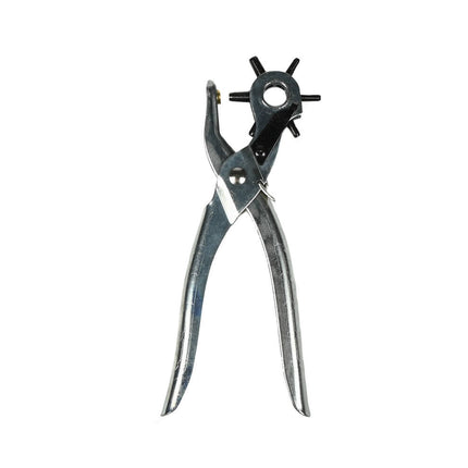 Revolvertang 6-mondstuk, ideaal voor leer- en textielbewerking.