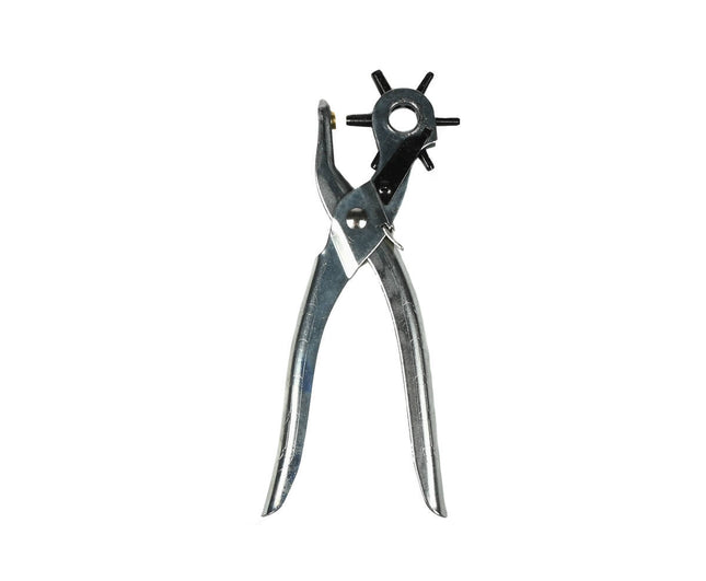 Revolvertang 6-mondstuk, ideaal voor leer- en textielbewerking.