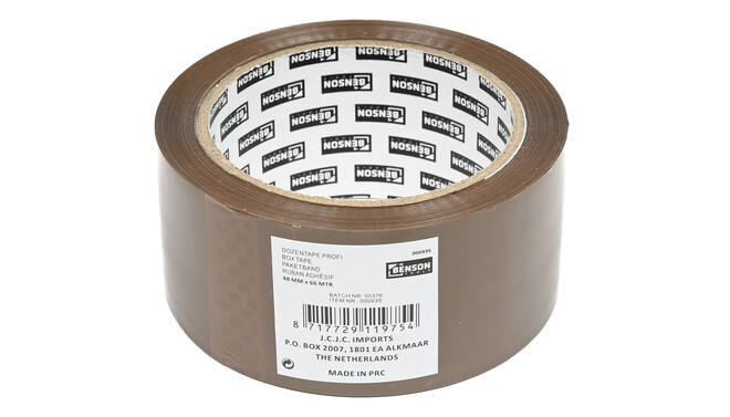 Dozentape bruin 66 mtr x 48 mm