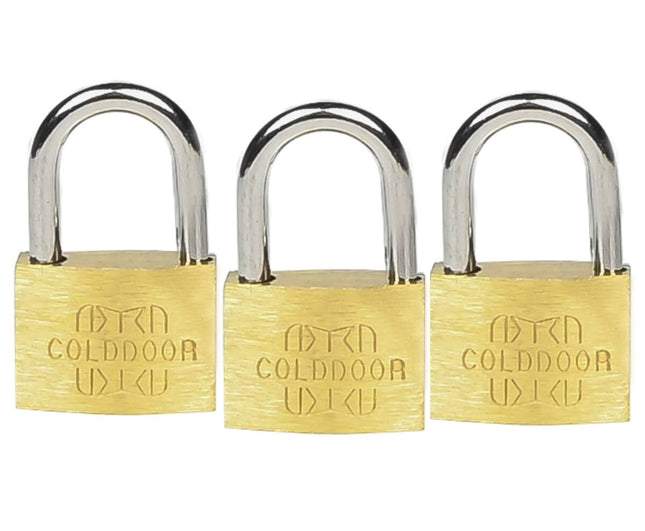 Hangslot 20 mm 3 dlg - Compacte Beveiliging met 3 Sleutels voor Schuur