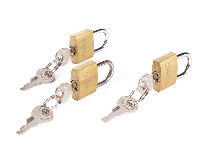 Hangslot 20 mm 3 dlg - Compacte Beveiliging met 3 Sleutels voor Schuur