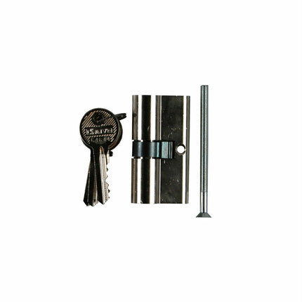 Chavo Euro Profielcilinder 30x30mm Nikkel - Voor Deurbeveiliging