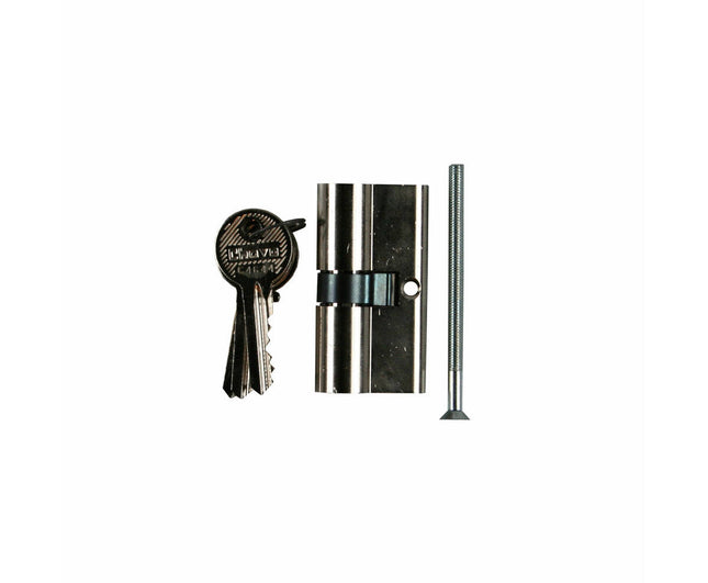 Chavo Euro Profielcilinder 30x30mm Nikkel - Voor Deurbeveiliging