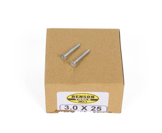 Spaanplaatschroef 3.0x25mm, PZD-1, voor spaanplaat en houtverbindingen