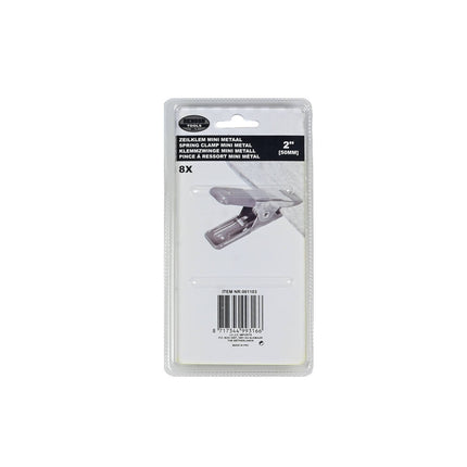 Mini Metaal Zeilklem 20x50mm 8dlg - Perfect voor Zeilen en Doeken