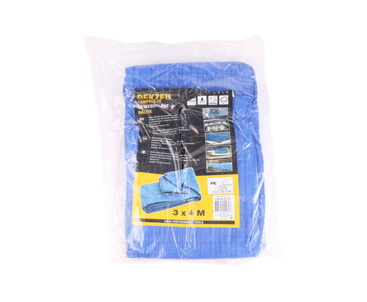 Blauw Dekzeil 3x4m - Waterdicht en Stevig voor Tuin en Camping