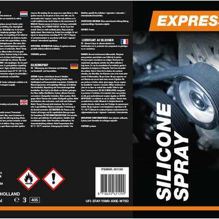 Express Siliconenspray 300ml: Roestbescherming voor scharnieren en sloten