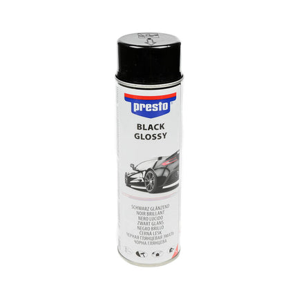 Presto Zwarte Glanslak 500 ml - Voor Meubels & Metaal, Sneldrogend
