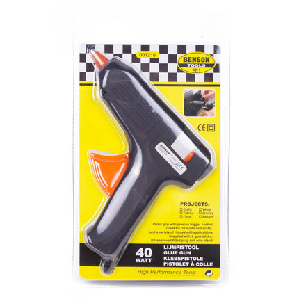 Lijmpistool 40W - Geschikt voor hout, metaal, glas en textiel.
