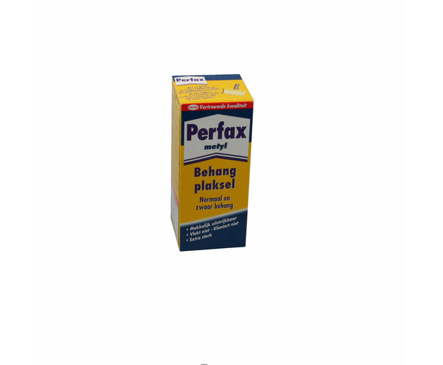 Perfax Behanglijm Metyl: Sterke hechting voor gips, beton, hout.