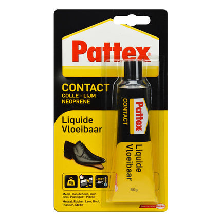 Pattex Contactlijm 50 gr - Geschikt voor Hout, Metaal, en Kunststof